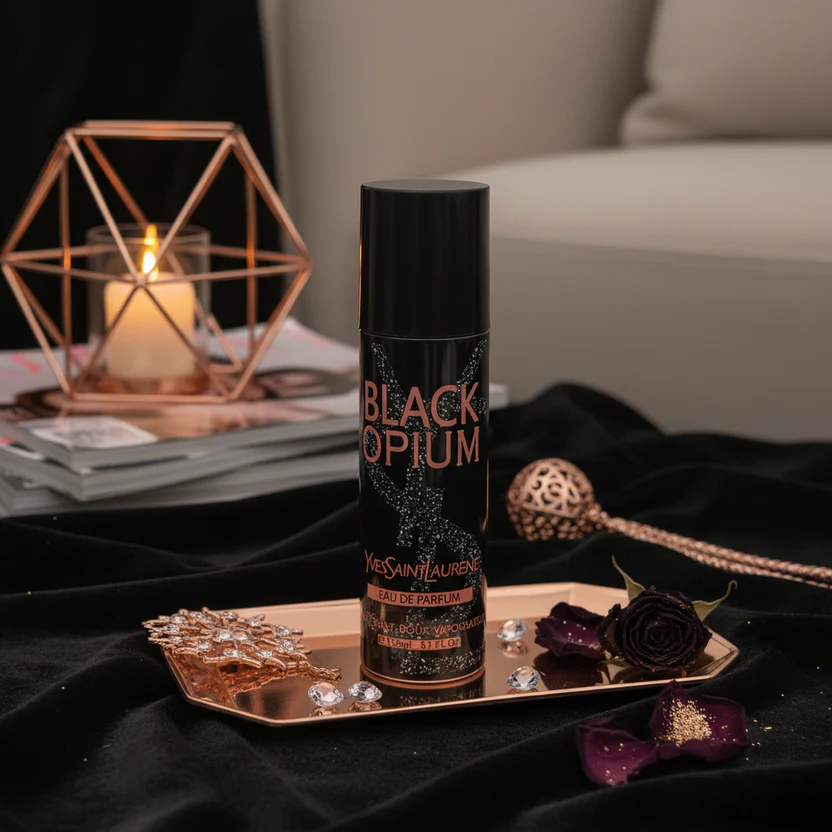 Black Opium by Yves Saint Laurent Body Spray - Image 3