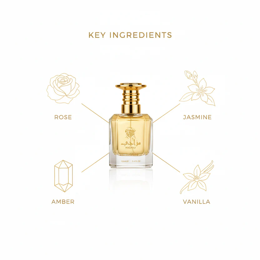 Mazaaji by Lattafa | Romantic Floral Luxury Perfume - Image 6