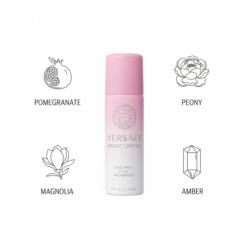 Versace Bright Crystal Deodorant Doux - Image 6