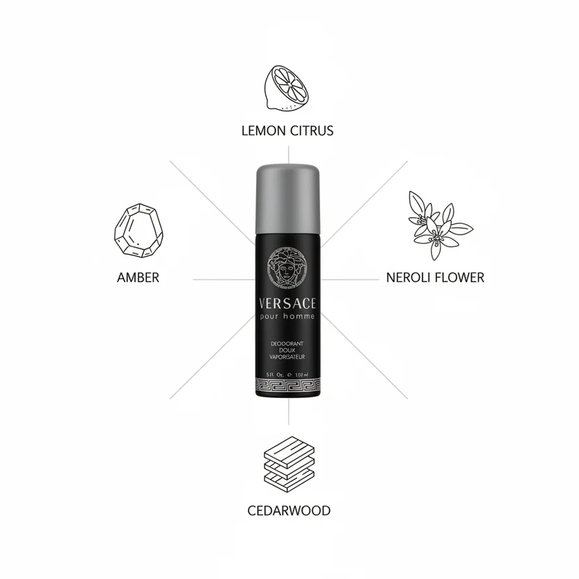 Versace Pour Homme Deodorant Doux - Image 6